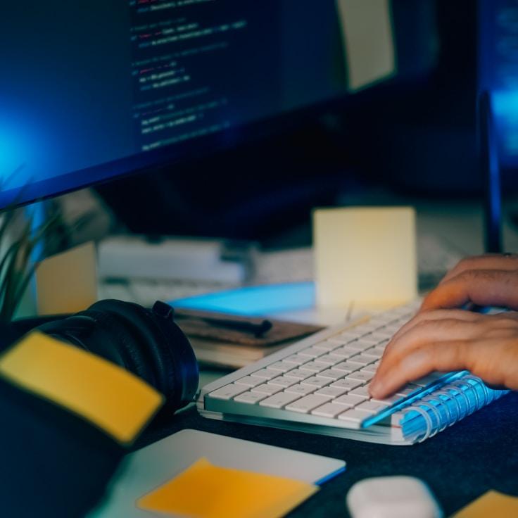 Android app development interface